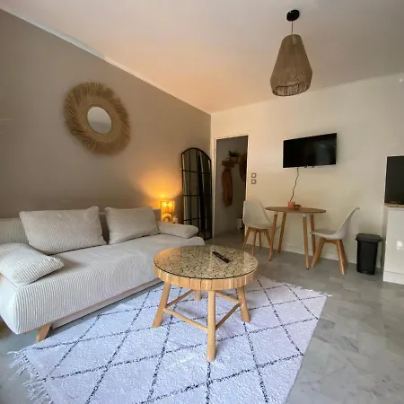 Cosy 2 Pieces, Jardin Privatif Et Piscine Fabron 아파트 니스