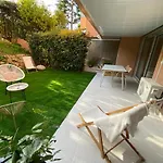 Cosy 2 Pieces, Jardin Privatif Et Piscine Fabron Lejlighed
